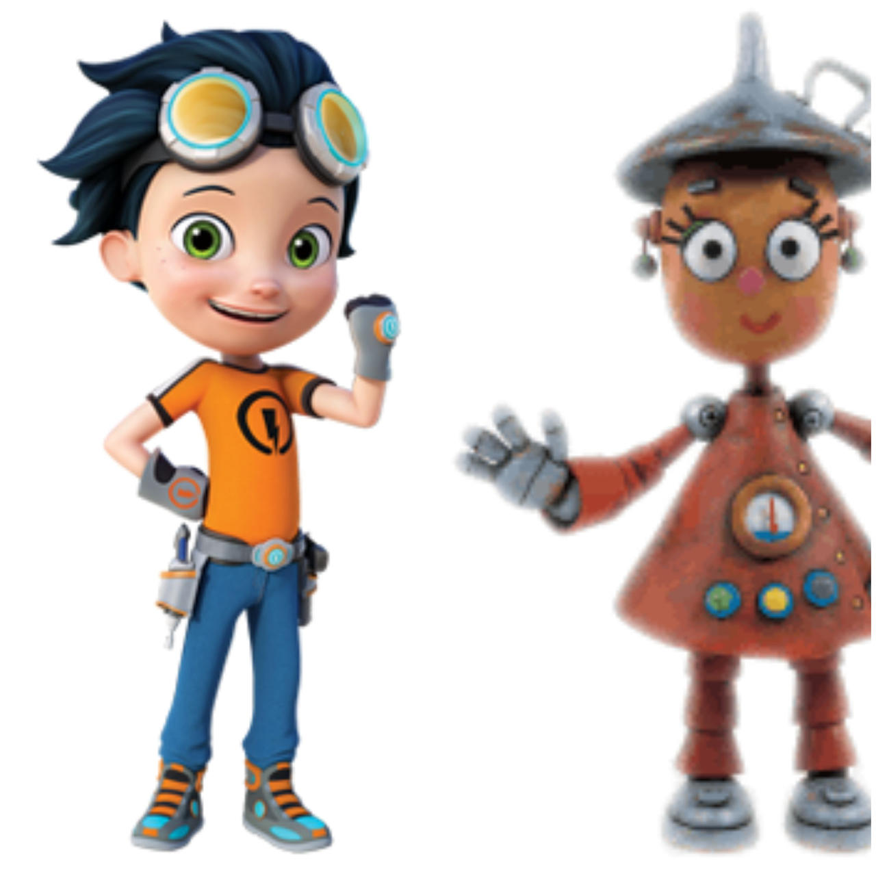 Rusty x2 (Rusty Rivets/Little Einsteins) by EBOTIZER on DeviantArt