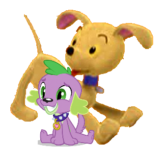Bumpy Dog and Spike (Noddy/My Little Pony) by EBOTIZER on DeviantArt