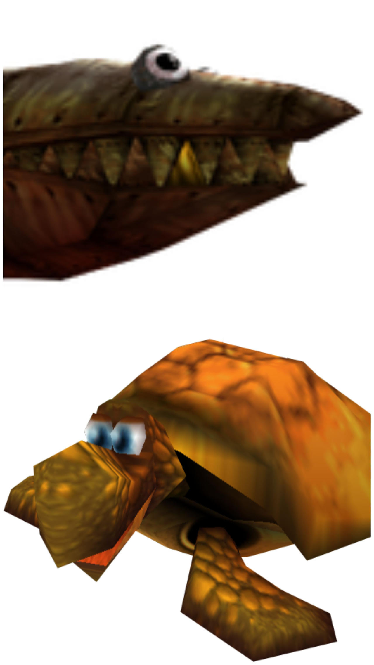 Clanker and Tanktup (Banjo Kazooie) by EBOTIZER on DeviantArt