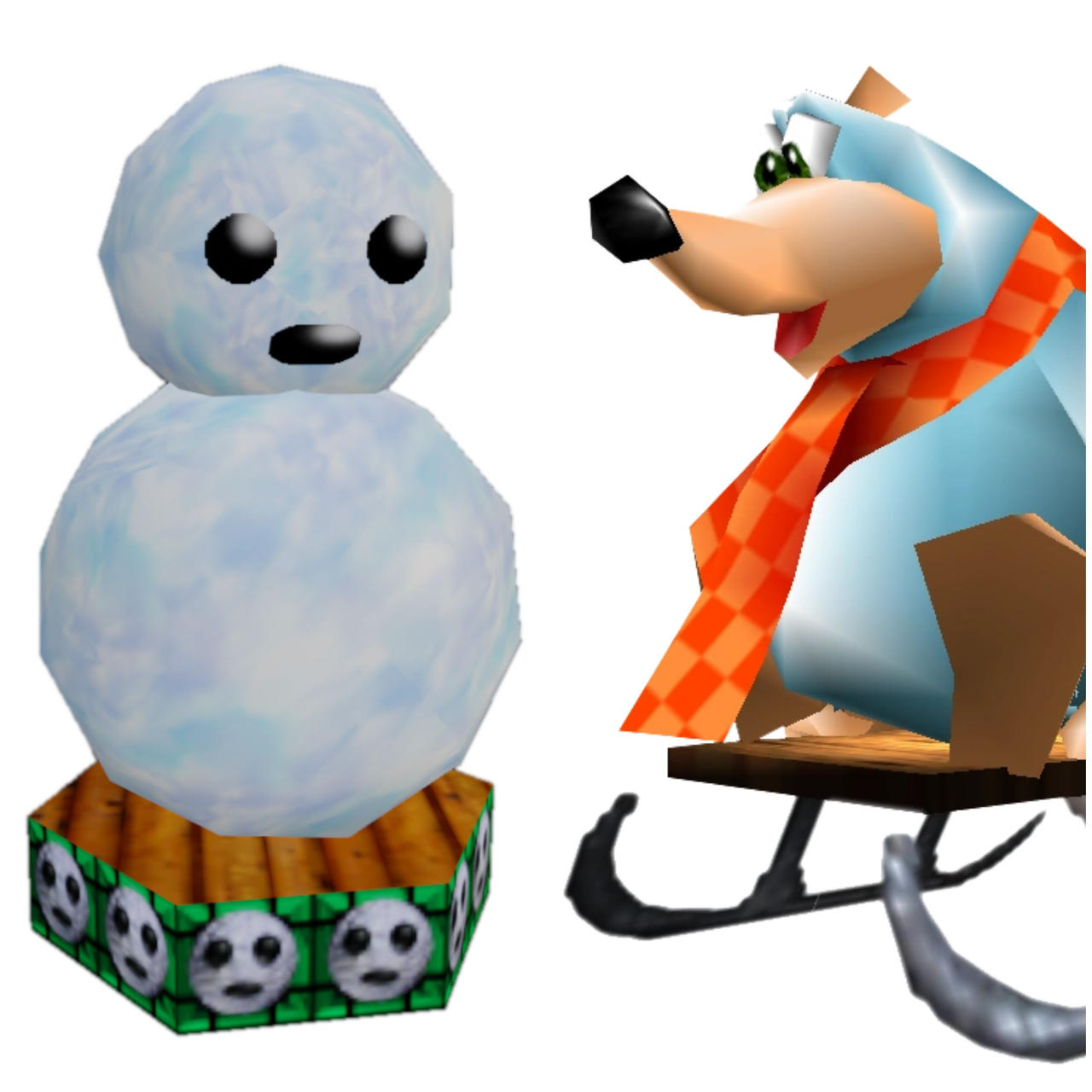 Snowman and Boggy (Mario/Banjo Kazooie) by EBOTIZER on DeviantArt Snowman and Boggy (Mario/Banjo Kazooie) by EBOTIZER on DeviantArt
