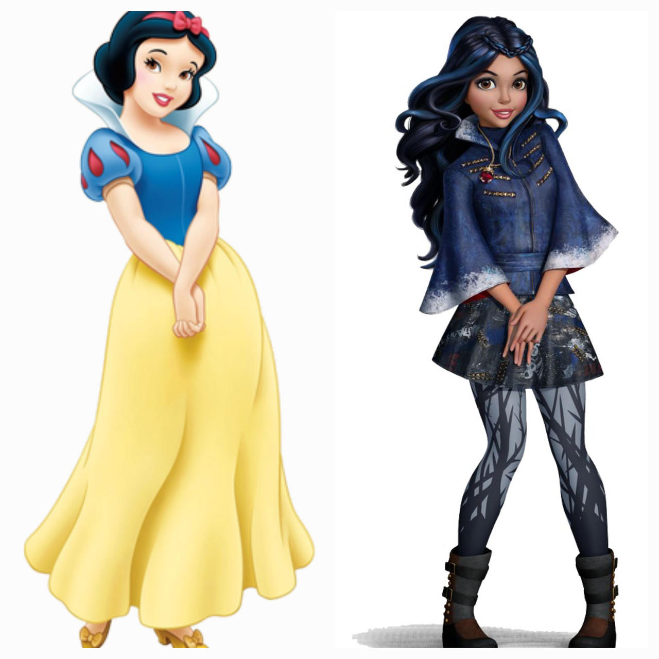 Snow White and Evie (Descendants) by EBOTIZER on DeviantArt