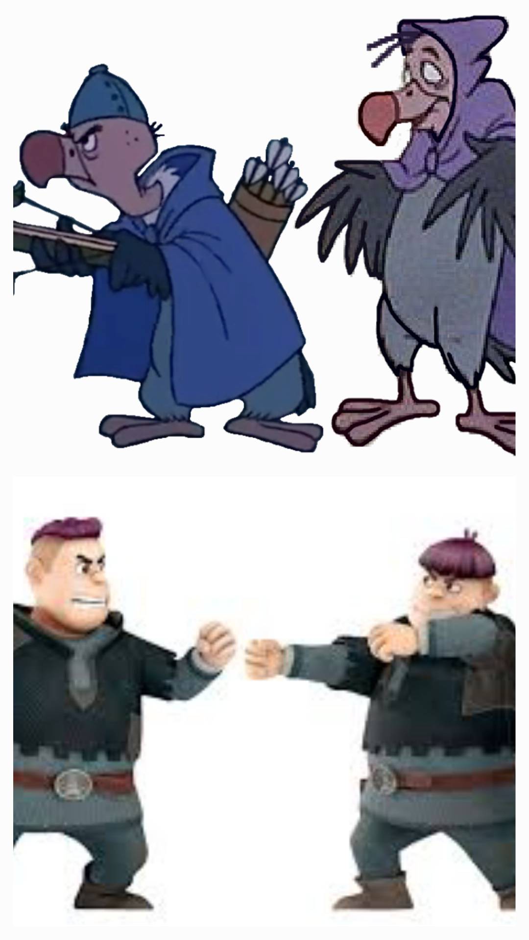 Trigger, Nutsy, Ralf and Rolf (Robin Hood) by EBOTIZER on DeviantArt