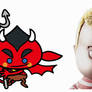 Red and Pugsley (Wario/The Addams Family)