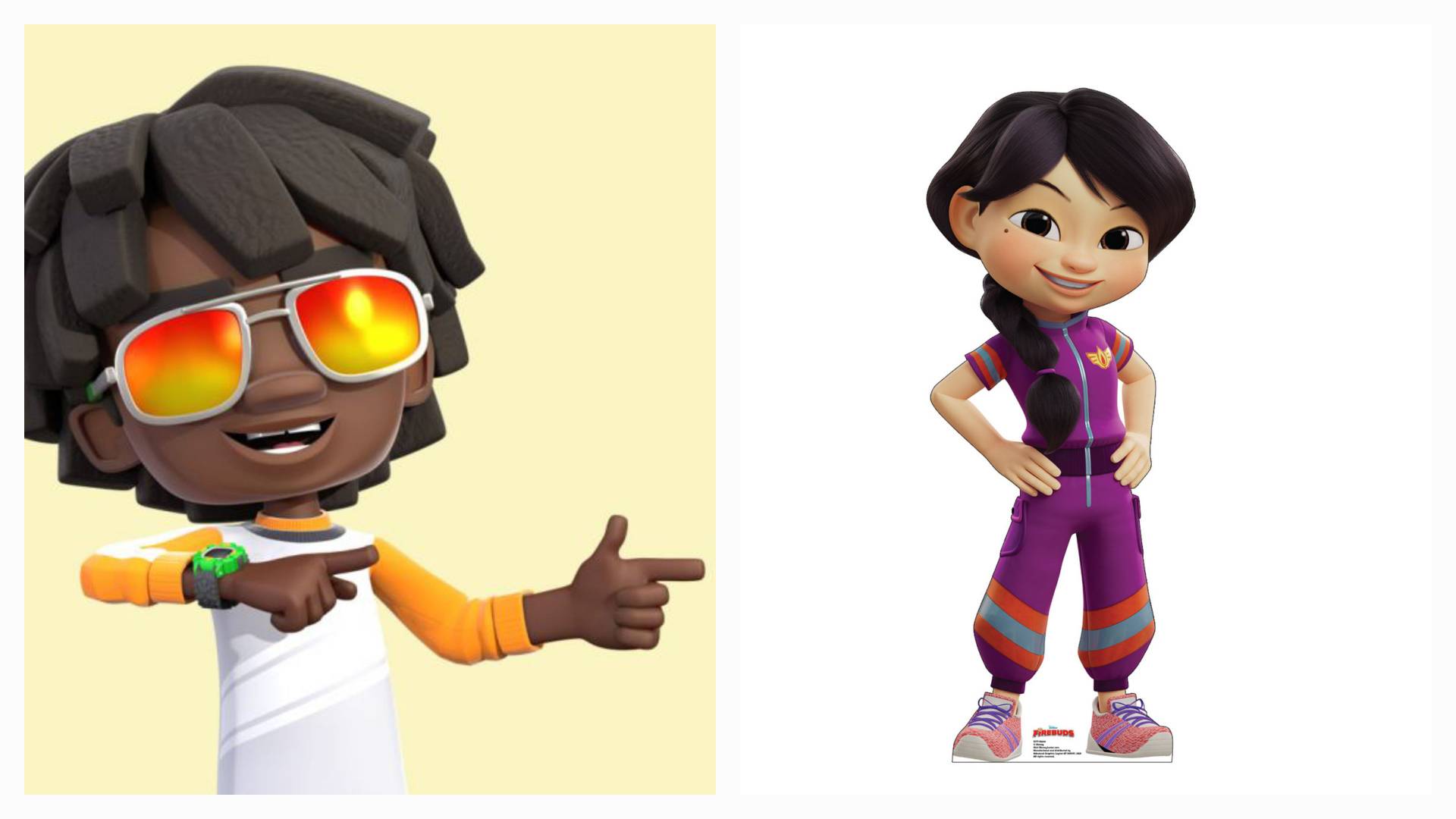 Owen and Violet (Rev and Roll/Firebuds) by EBOTIZER on DeviantArt