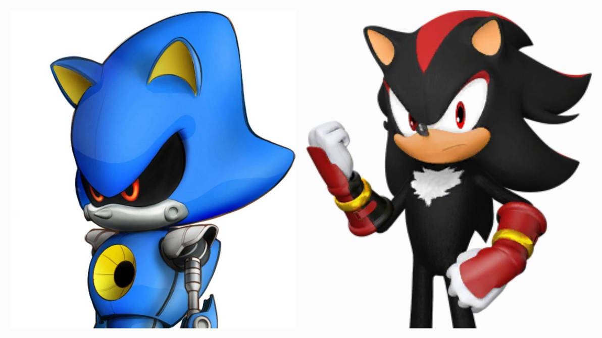 Metal Shadow Deviantart Metal Sonic and Shadow by EBOTIZER on DeviantArt