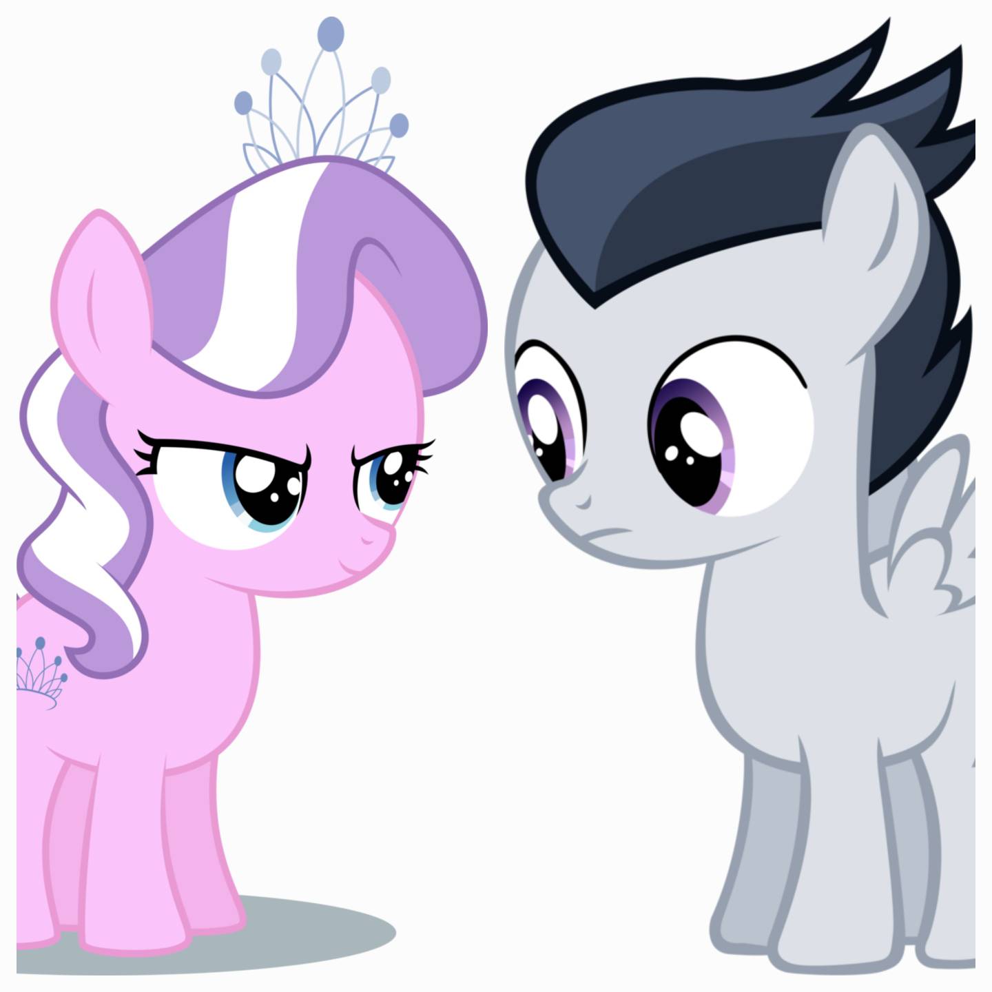 Diamond Tiara and Rumble (My Little Pony) by EBOTIZER on DeviantArt