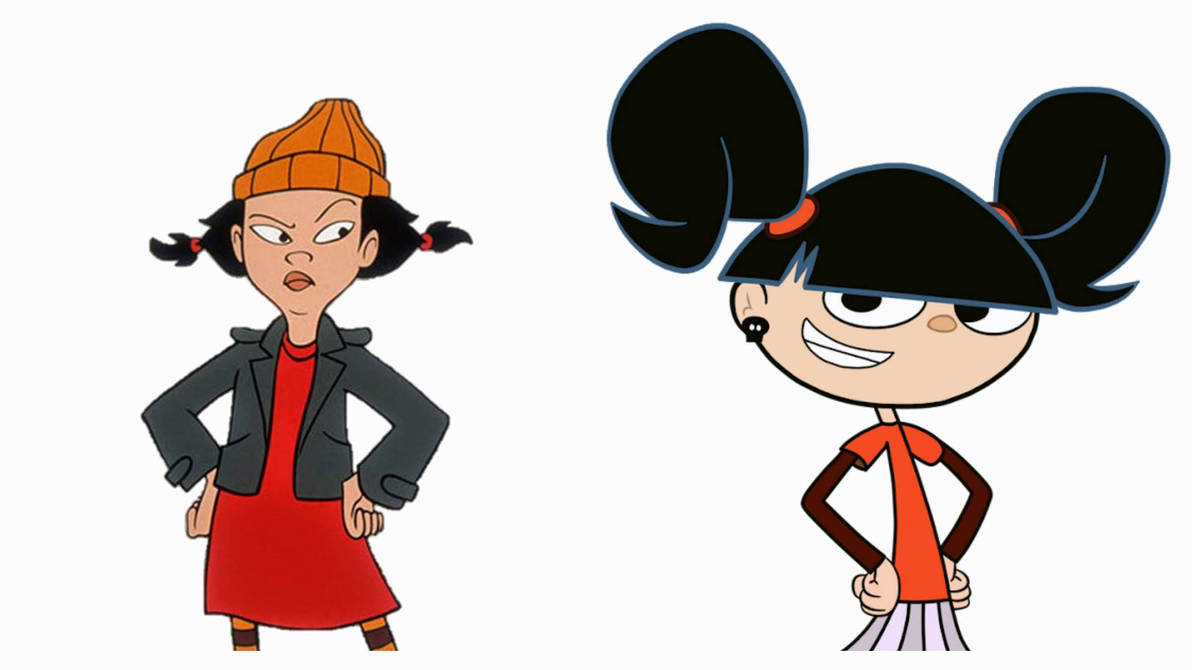 Bottom Recess Spinelli and Gretchen (Recess/Camp Lakebottom) by EBOTIZER on DeviantArt