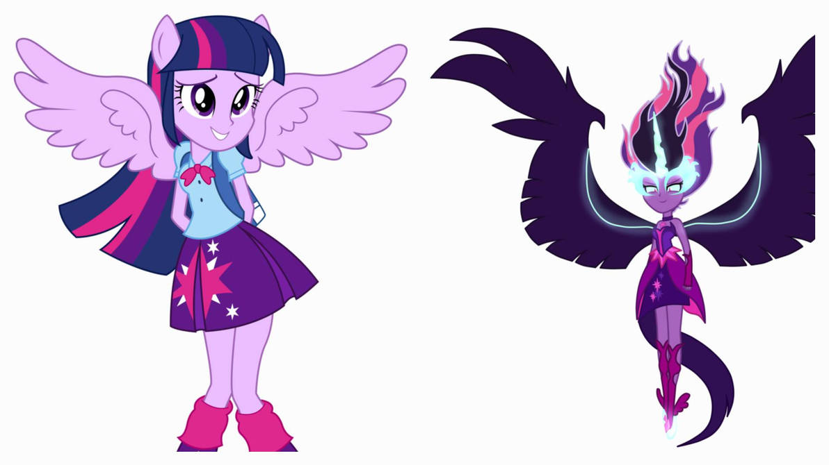 Twilight Sparkle And Midnight Sparkle By Ebotizer On Deviantart Twilight Sparkle And Midnight Sparkle By Ebotizer On Deviantart