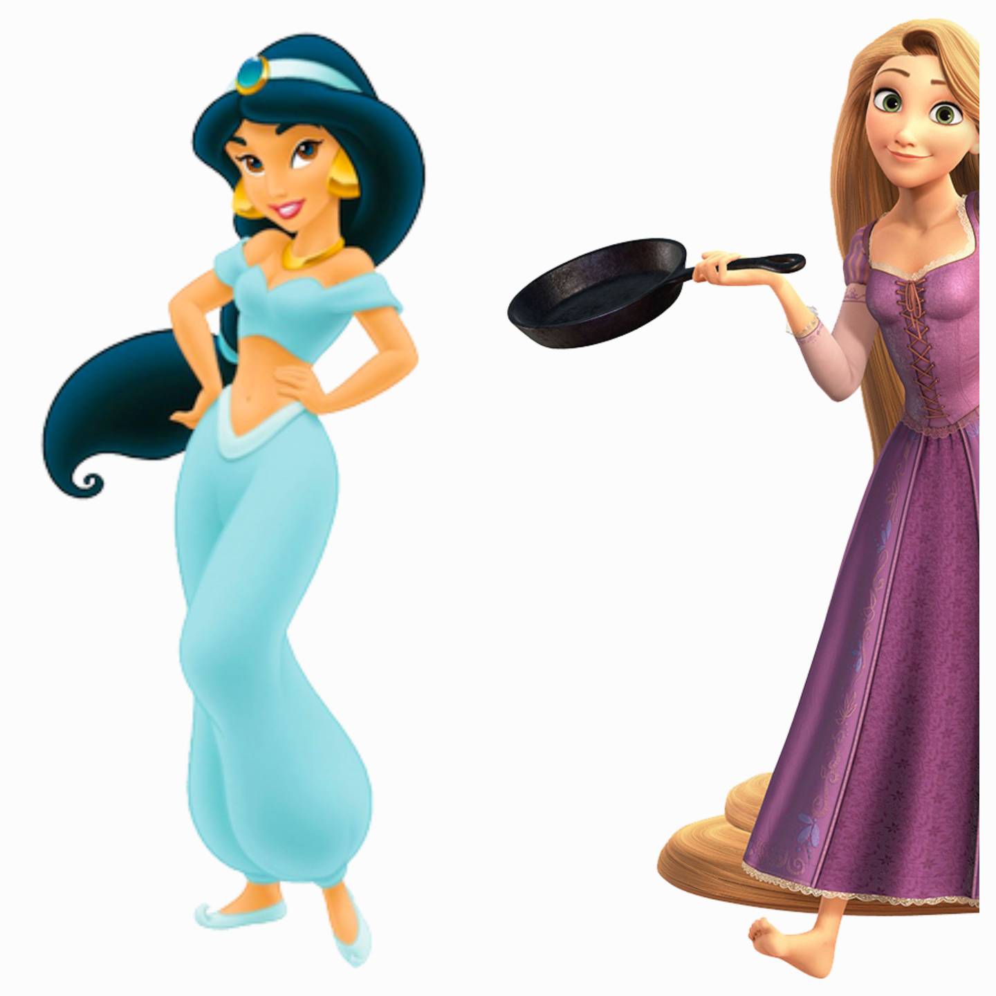 Disney Jasmine illustration, Princess Jasmine Aladdin Rapunzel