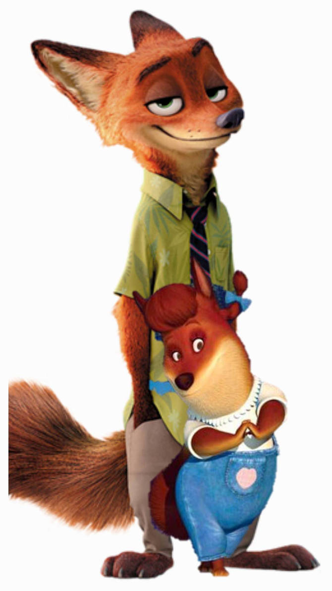 Nick Wilde and Foxy Loxy by EBOTIZER on DeviantArt
