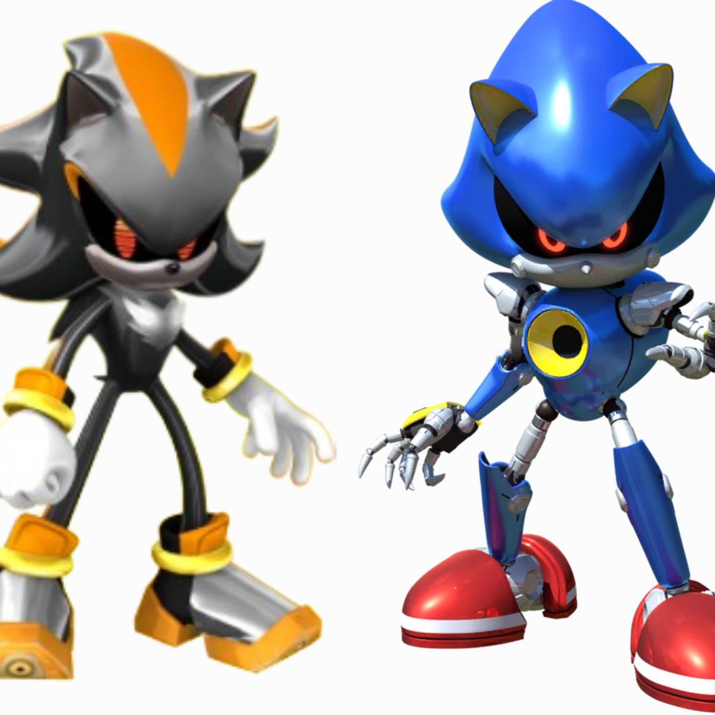 Android Sonic Metal Sonic and Android Shadow by EBOTIZER on DeviantArt