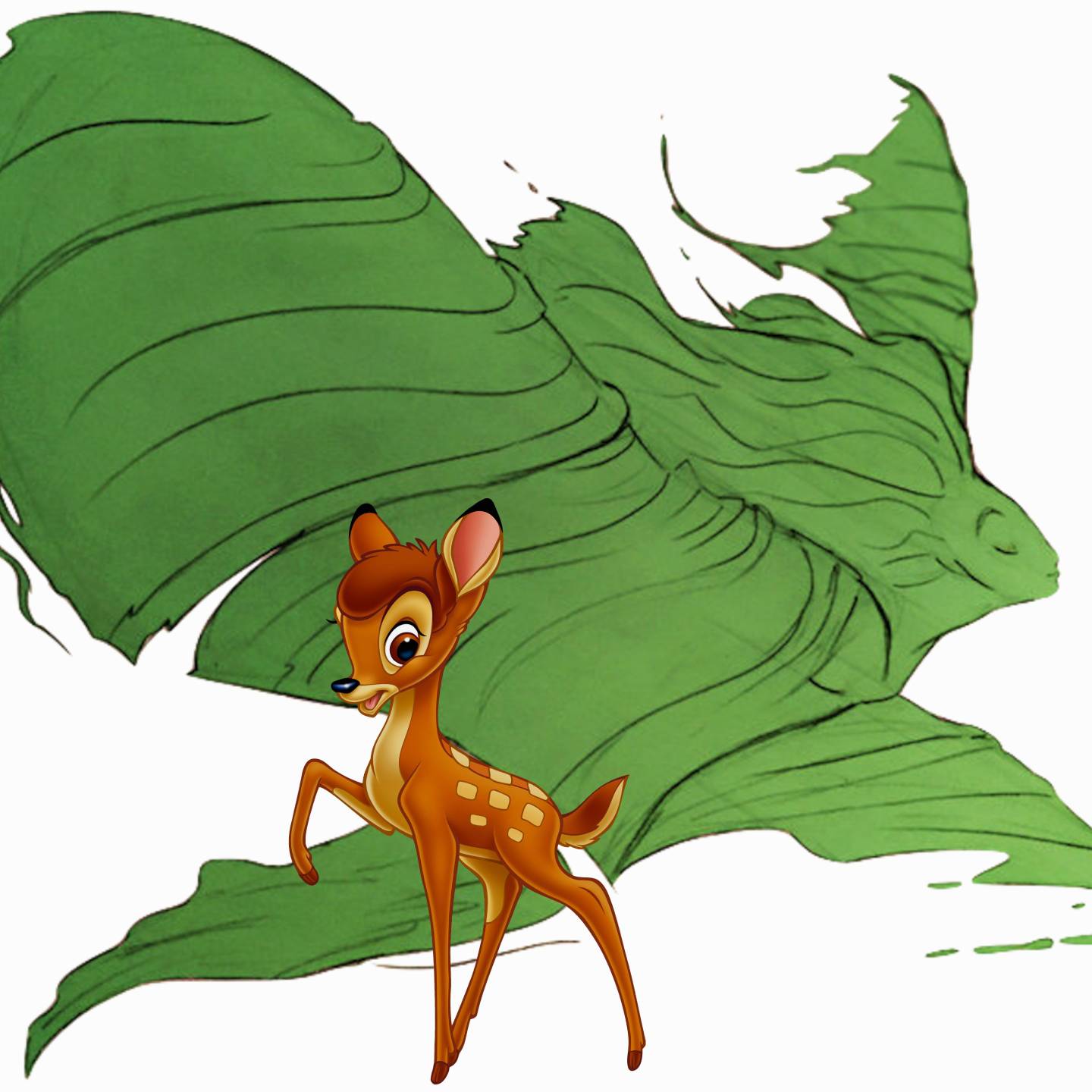 Bambi and Spring Sprite by EBOTIZER on DeviantArt