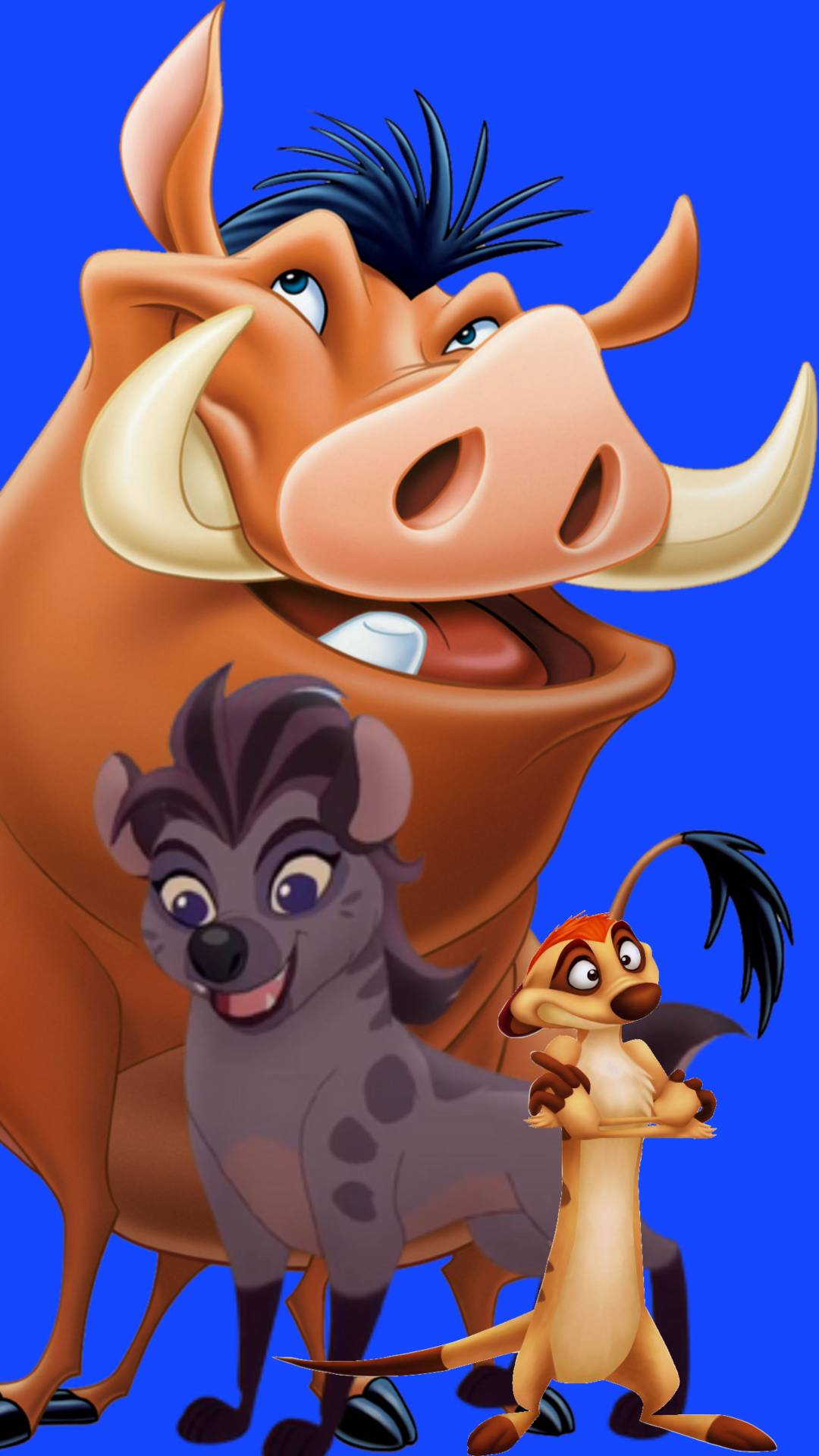Timon, Pumbaa, and Jasiri by EBOTIZER on DeviantArt