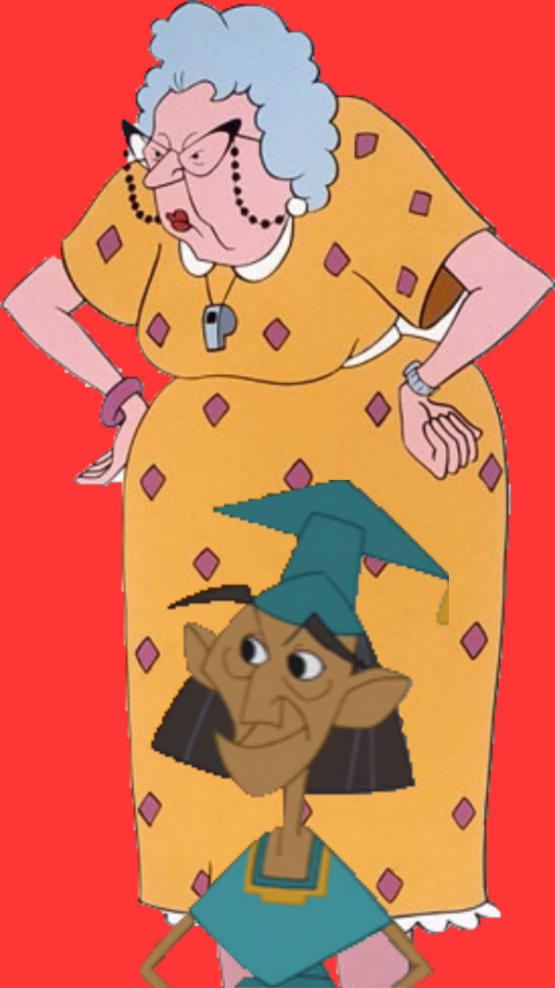 Miss Finter Muriel Finster and Mr. Flaco by EBOTIZER on DeviantArt