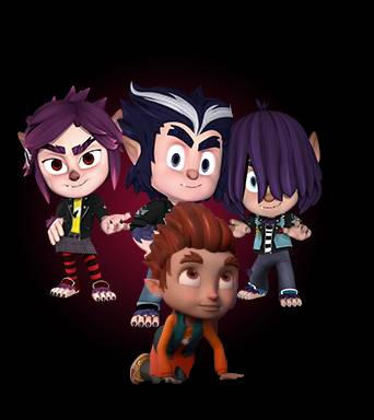 Howler, Rip, Kevin, and Fangbert by EBOTIZER on DeviantArt