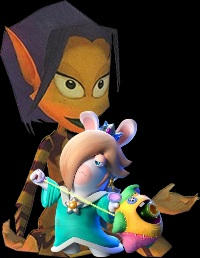 Azlina The Rabbit Ly and Rabbid Rosalina by EBOTIZER on DeviantArt