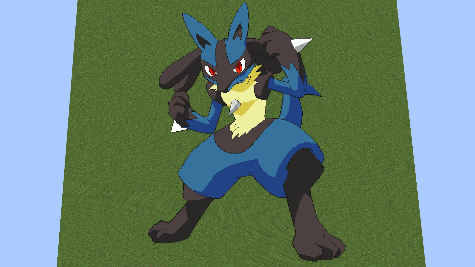 Lucario Pixel Art by Chibi-Pika on DeviantArt