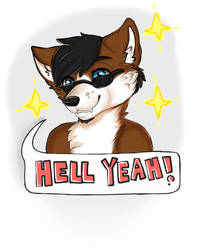 Hell Yeah Headshot (YCH)