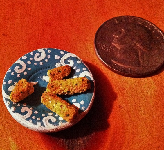 Miniature Mozzarella Sticks Do-over by HiJINX-Scripture Miniature Mozzarella Sticks Do-over by HiJINX-Scripture