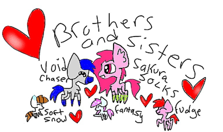 chibi brothers and sisters