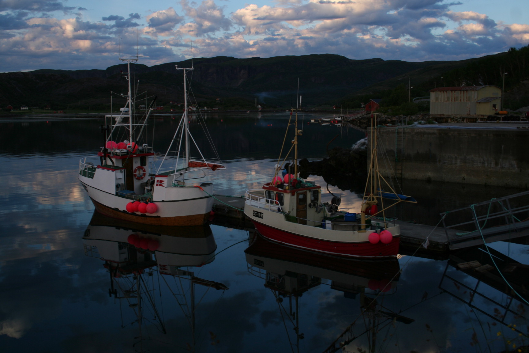 Boats on a mirror