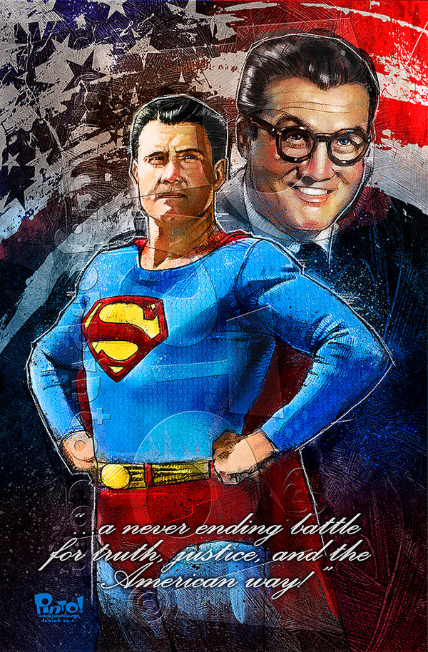 George Reeves Colorized Superman: George Reeves by jonpinto on DeviantArt