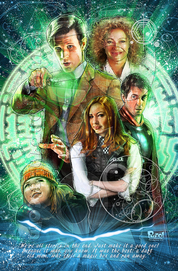 11th Doctor Rory 11th Doctor, Amy, Rory, River by jonpinto on DeviantArt