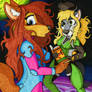 Artee And Wuffie In Space