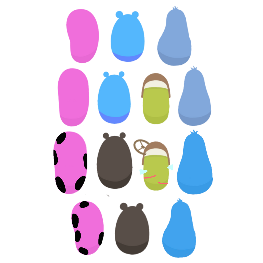 Dwtd htf, original bean asset (group 2) by Sunnyplay5 on DeviantArt