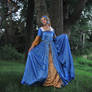 Blue Renaissance Gown 129