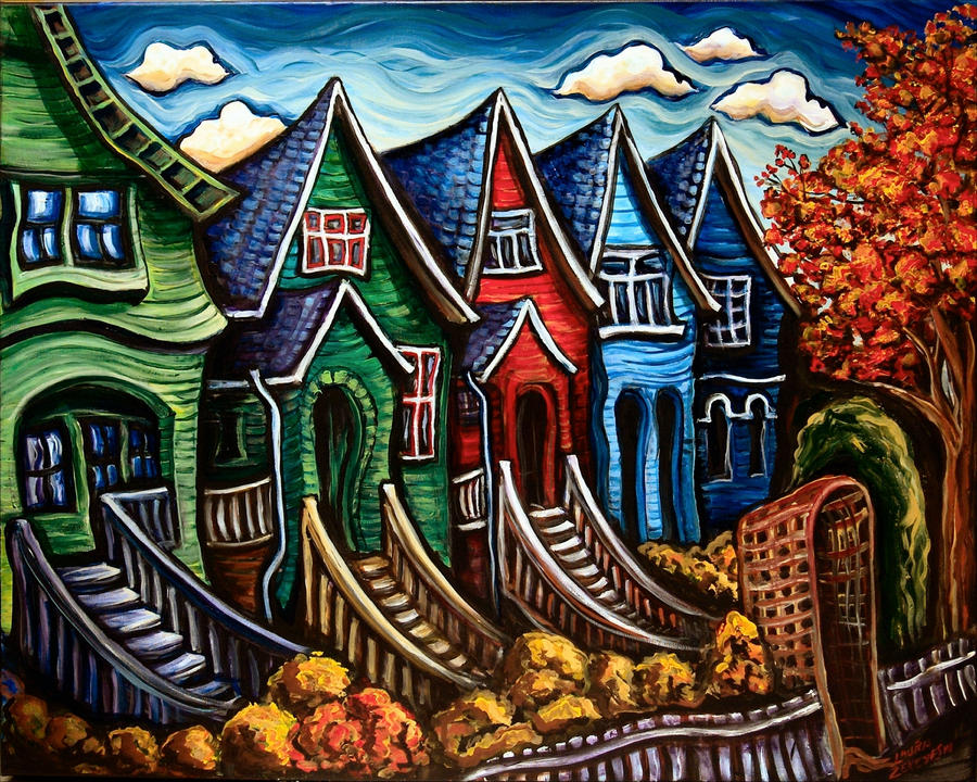 Kitsilano Neighborhood II by Laurazee