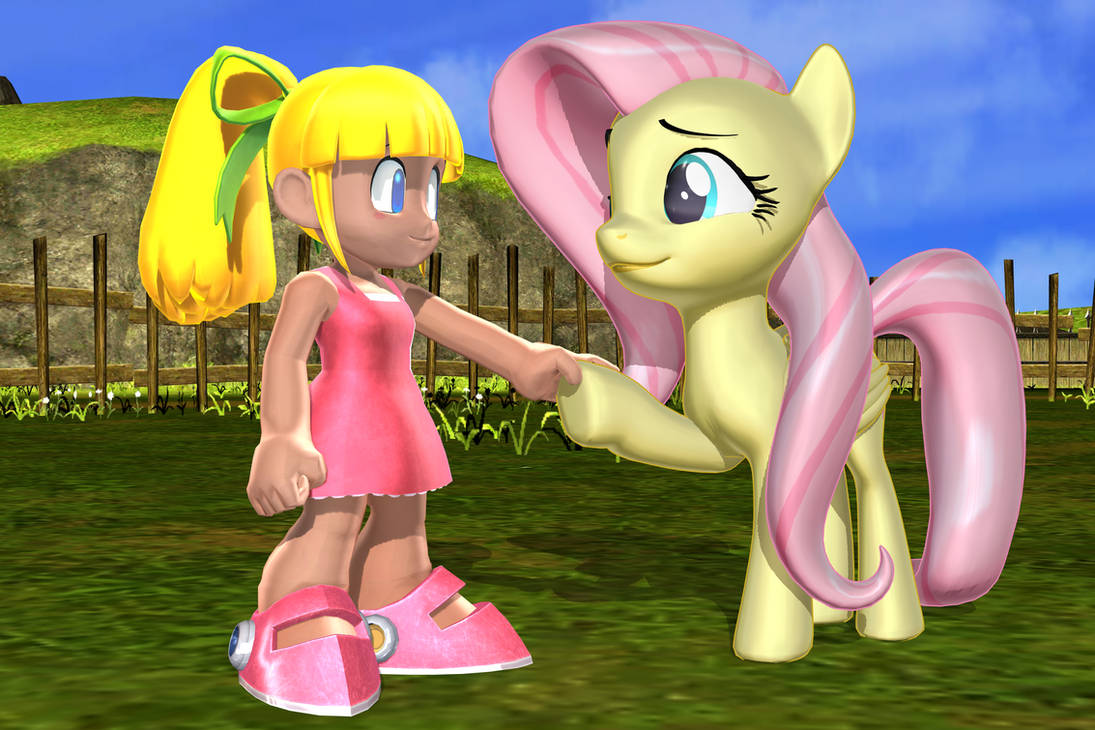 Flutteroll Deviantart Roll and Fluttershy (MMD) (REQUEST) by supercarlosvillar on DeviantArt