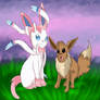 sylveon and Eevee