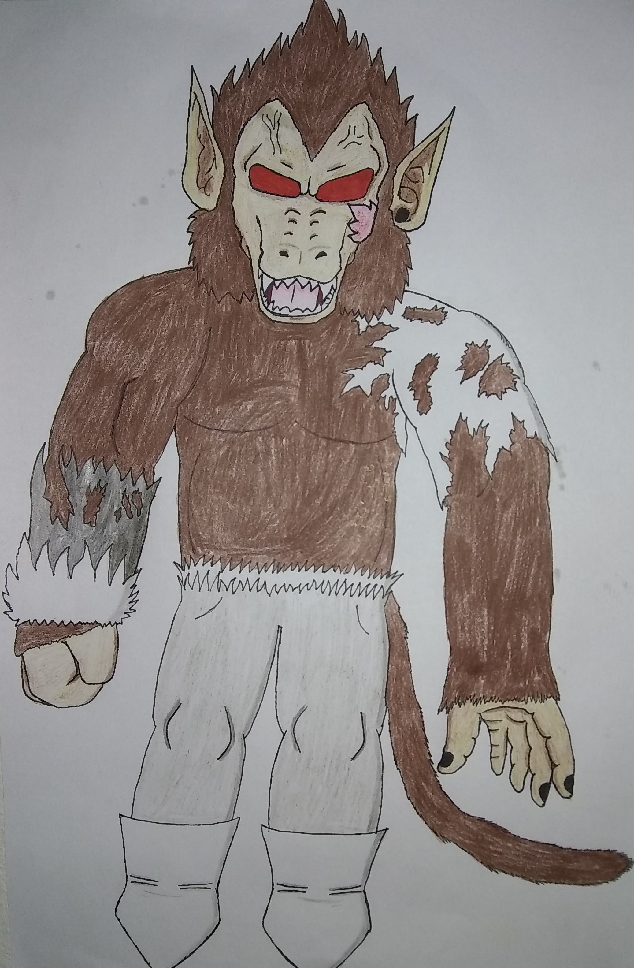 Dragon Ball OC (Oozaru,Great Ape) by DBZZPlay on DeviantArt