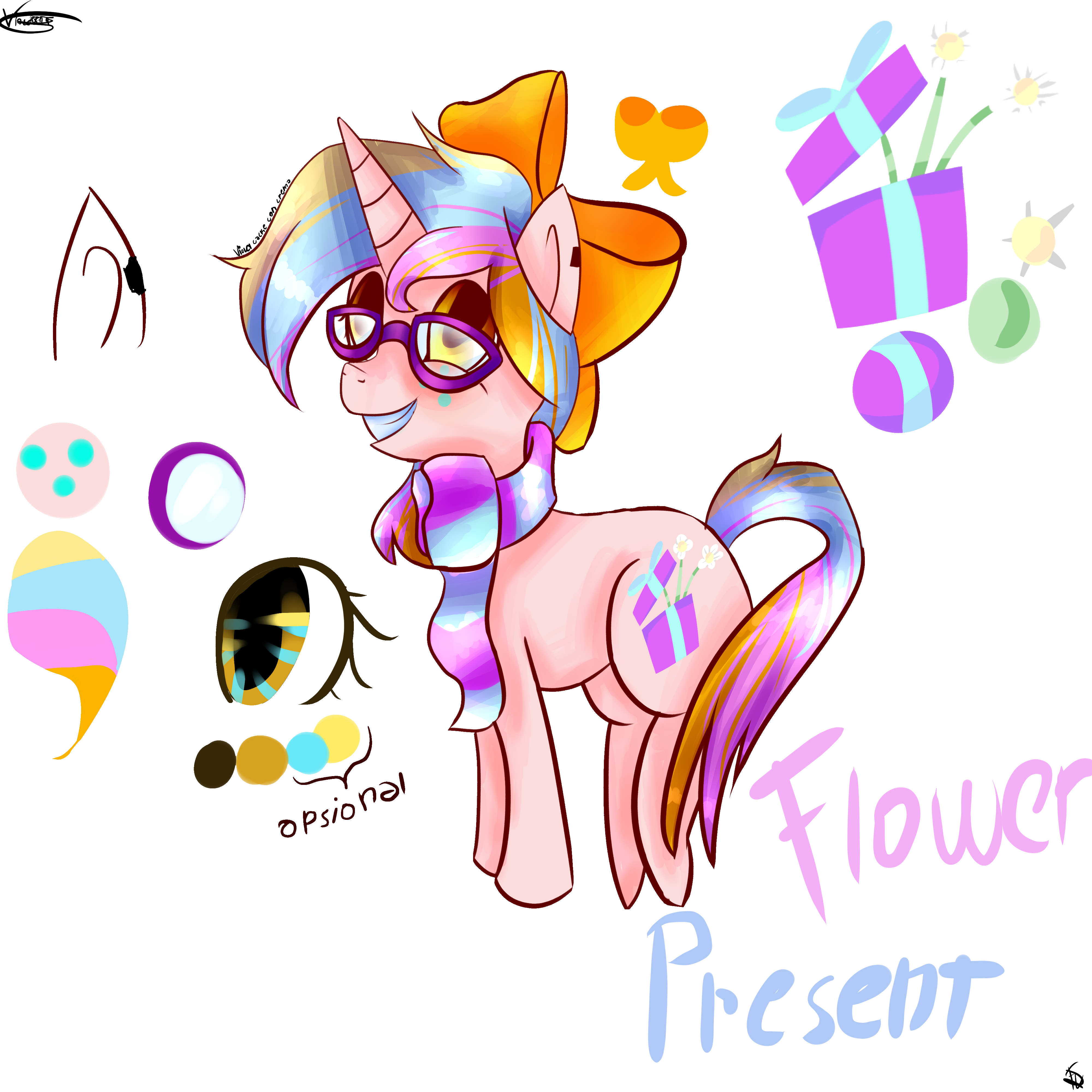 Flower Present- Color palette