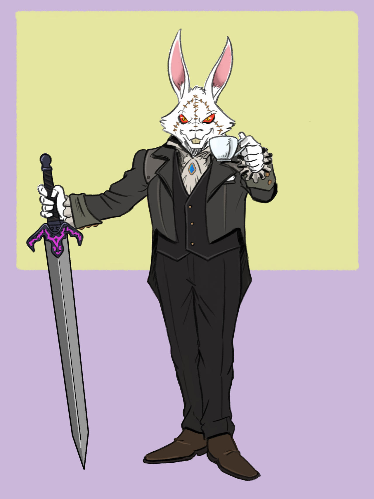 The White Rabbit from Devil May Cry by majorart007 on DeviantArt