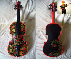 Violin in II russian II style
