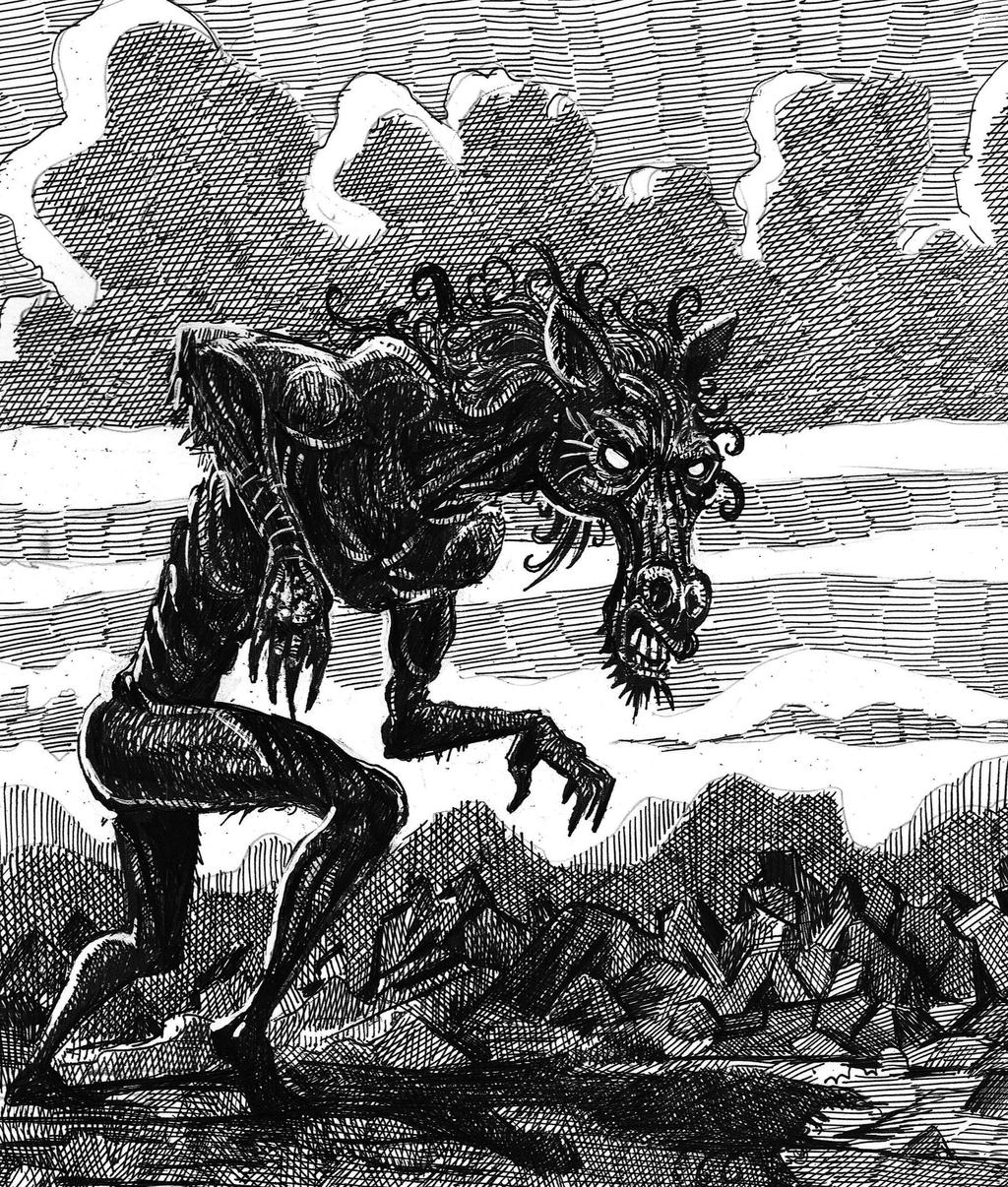 Navajo HorseHead Skinwalker by BERLINsART on DeviantArt