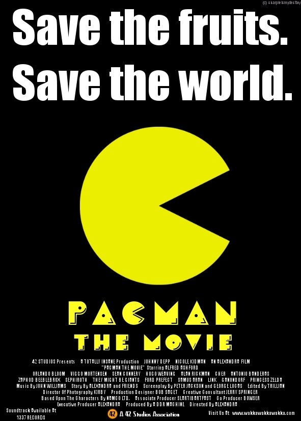 Pacman The Movie Poster