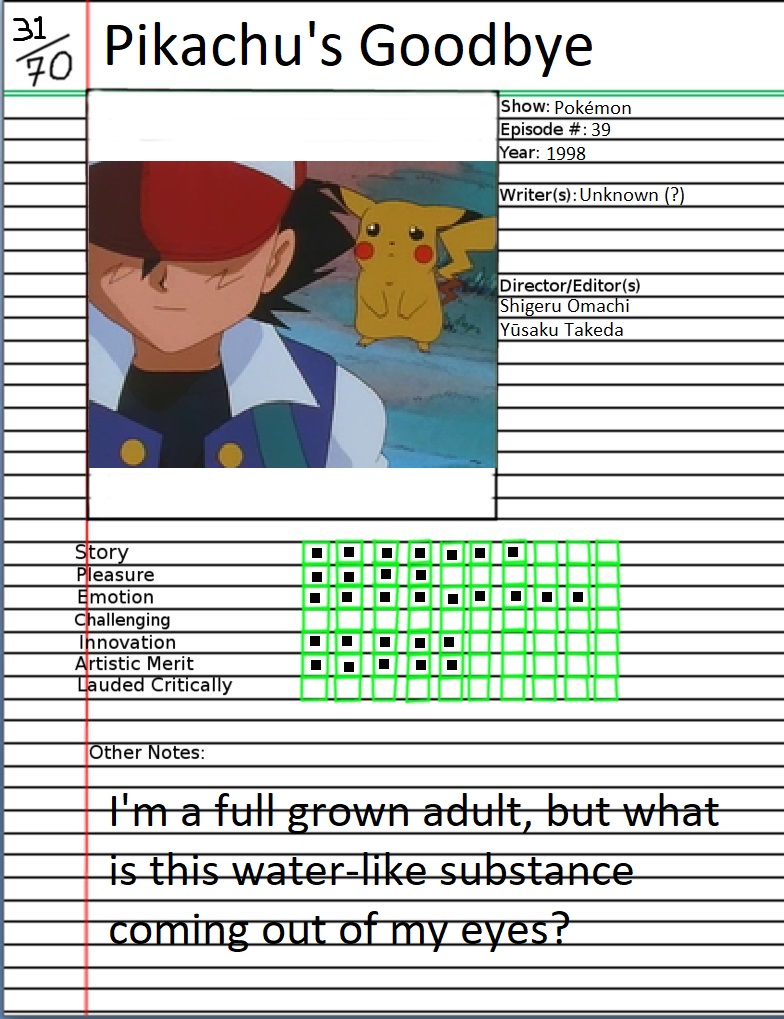 Pokémon E 37 Pikachus Goodbye Video Dailymotion