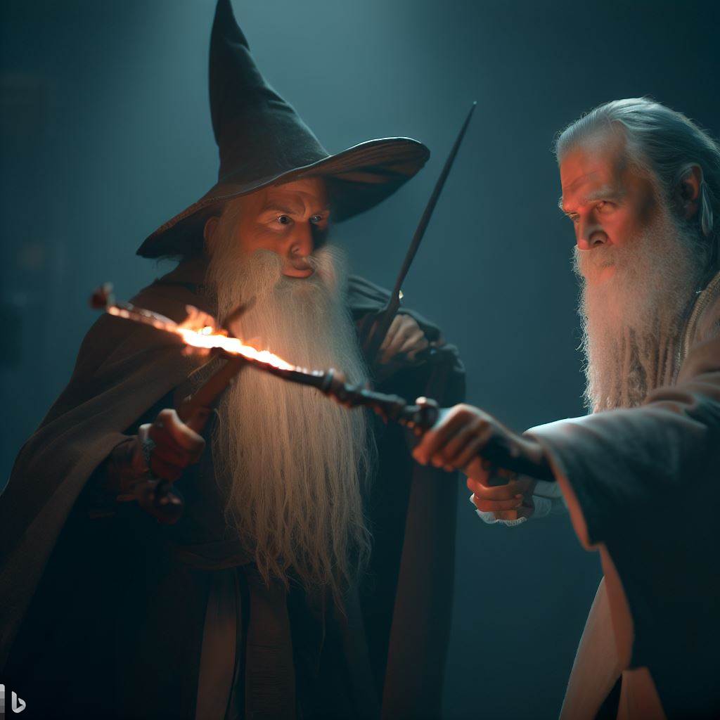 Gandalf And Dumbledore By N 0 vate On DeviantArt gandalf-and-dumbledore-by-n-0-vate-on-deviantart