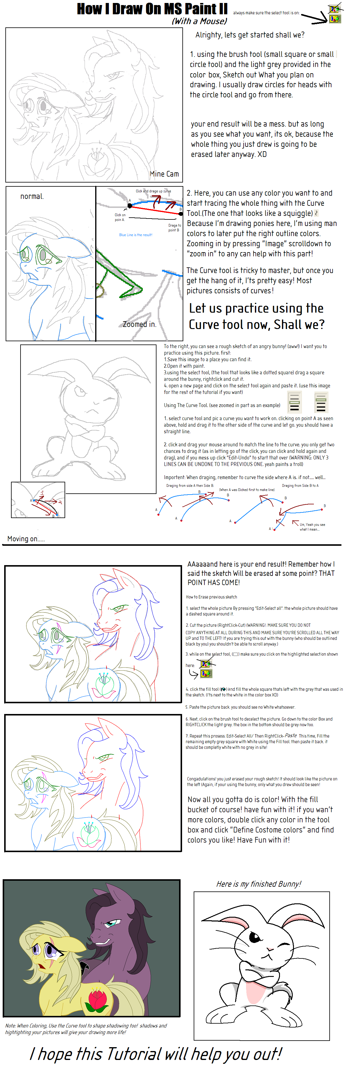 HOW TO DRAW IN MS PAINT WITH A MOUSE