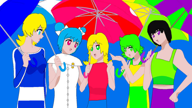 Nitro Squad with Umbrellas