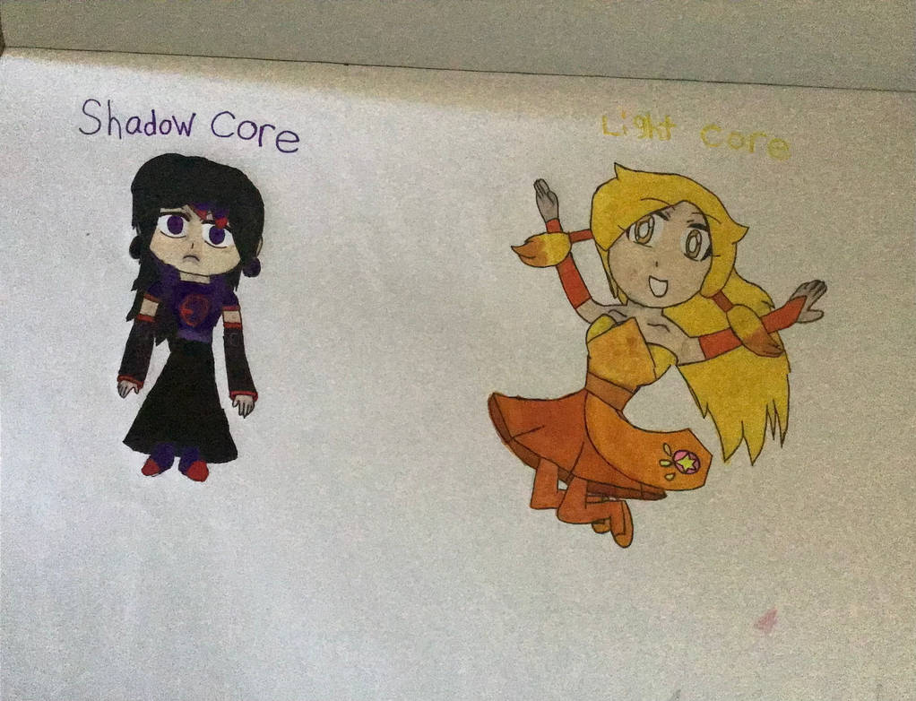 Shadow Core and Light Core by Zelink-Gamer on DeviantArt