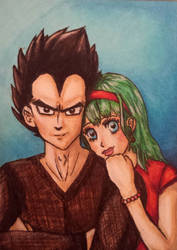 Vegeta and Bra (Kakao)