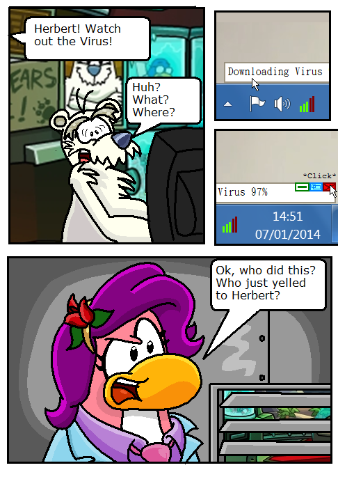 Club Penguin The Comic Page 2