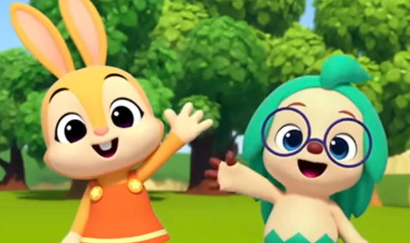 Hogi Rabbit Drawing Hogi and Jeni Waving. by SC-750theMarbleMan on DeviantArt