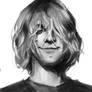 Redraw of Kurt Cobain portrait