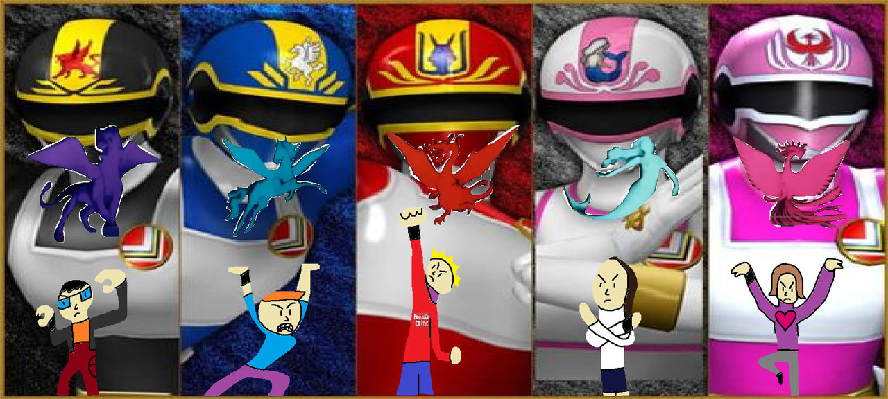 the Mythical Beast rangers by RIZROW on DeviantArt