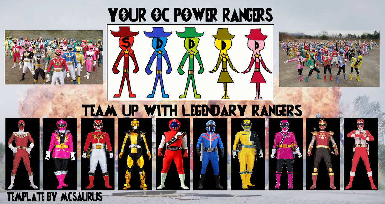 West Legend Rangers team up with Legendary Rangers by RIZROW on DeviantArt